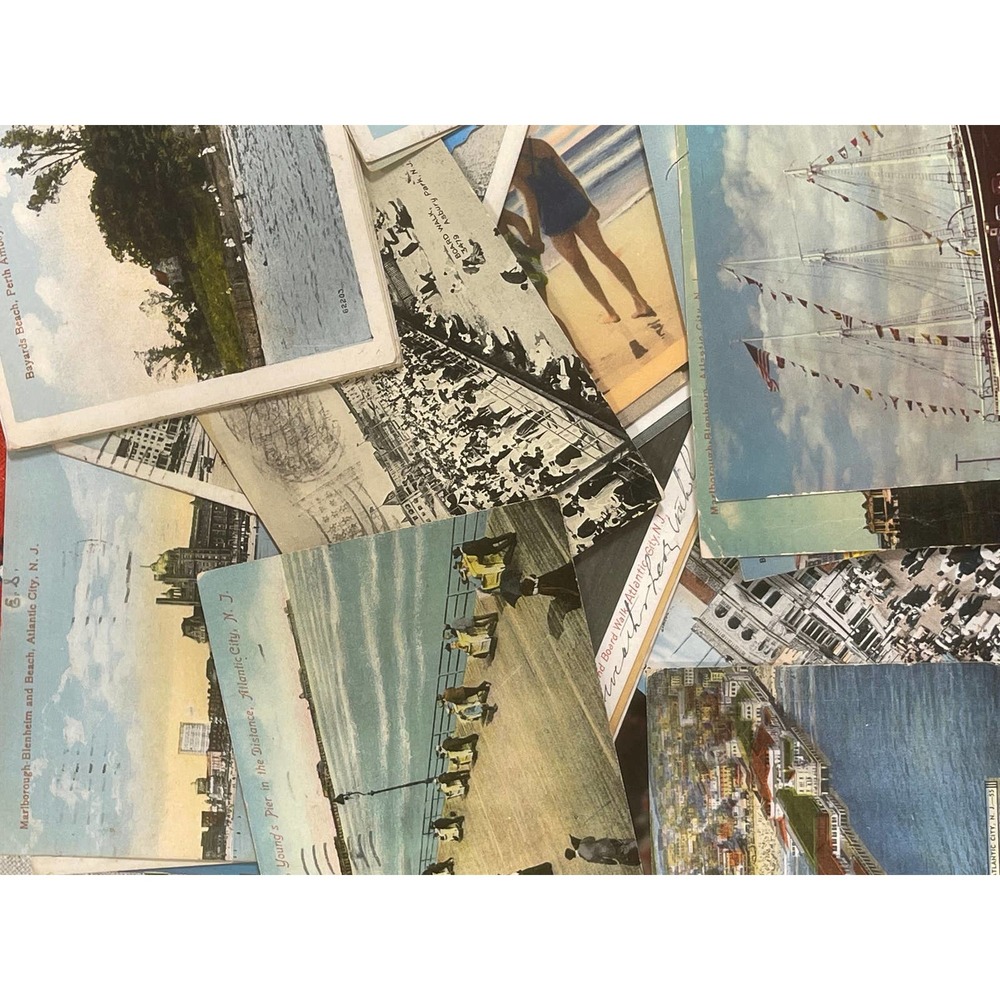 Antique Postcards, Surprise Lot of 20 Cards, Written and Stamped